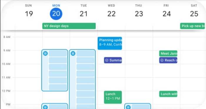 google calendar